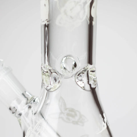 12" 5mm Luxury Design Glow in the Dark Glass Bong_11