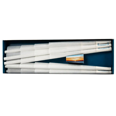 Elements King Size Ultra Thin Rice Pre-rolled Cones 40pack