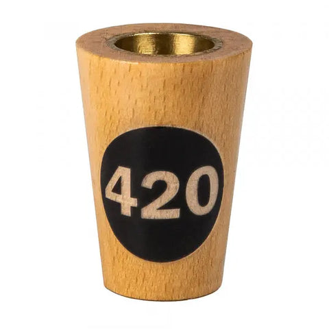 Black 420 Wooden Gravity Bong Bowl1 - bongstar