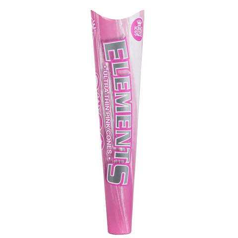 Elements Pink King Size Ultra Thin Pre Rolled Cones 3-pack