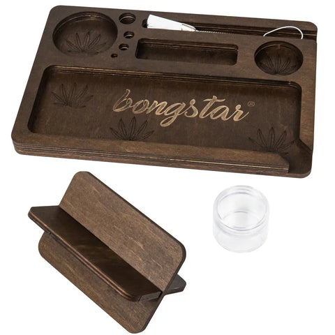 Bongstar Wooden Tray Set4 - bongstar