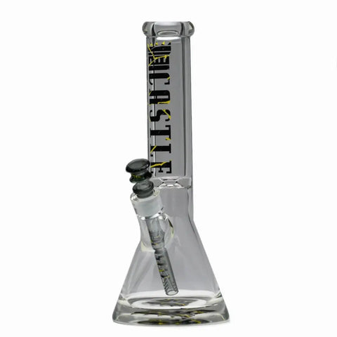 Castle Glasswork Bolt Classic Beaker Bong 14"