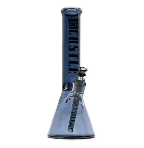 Castle Glasswork 14'' Electroplated Glass Beaker Bong Grey