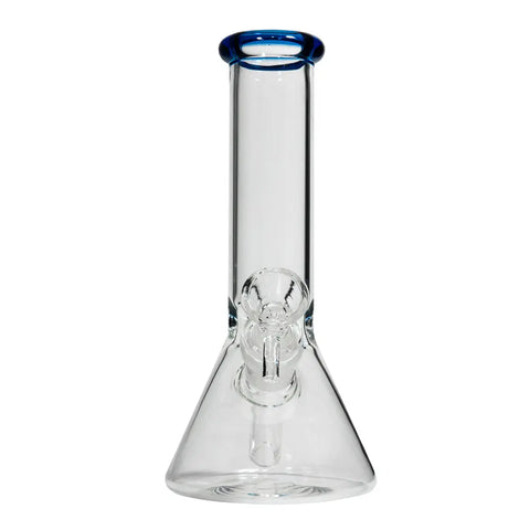 classic beaker glass bong with thick borosilicate glass