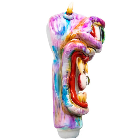 Creepy Glass Hand Pipe2 - bongstar