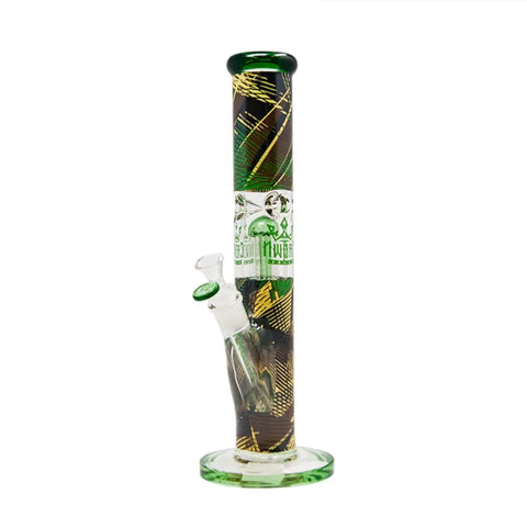 Crown Glass Green Funk Tree Percolator Bong
