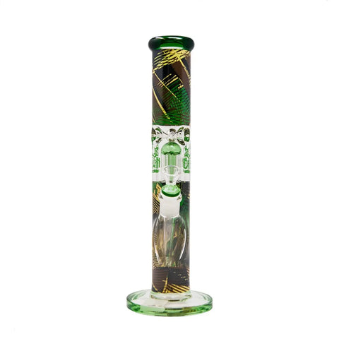 Crown Glass Green Funk Tree Percolator Bong