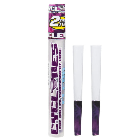 Cyclones Clear Pre-Rolled Cones - Purple Unknown