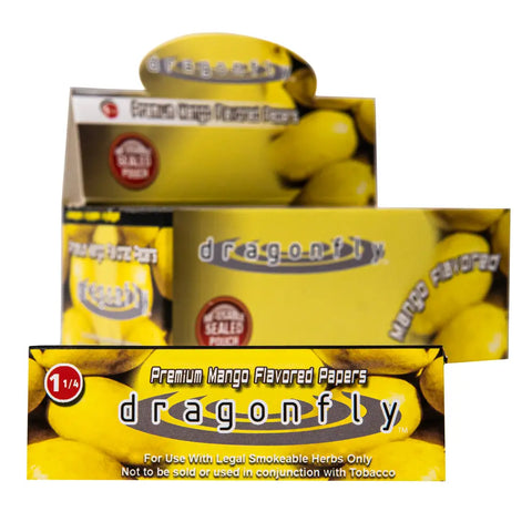 Dragonfly Mango Premium Rolling Papers 1 1/4