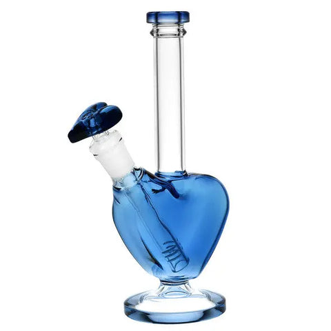 Frozen Heart Glass Bong - bongstar