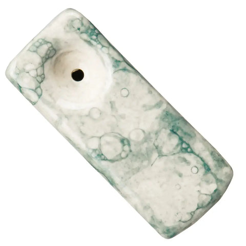 Green Moonstone Ceramic Pipe - bongstar