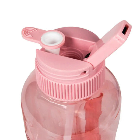 Water bottle bong fully sealed , indistinguishable from a real bottle for discreet use