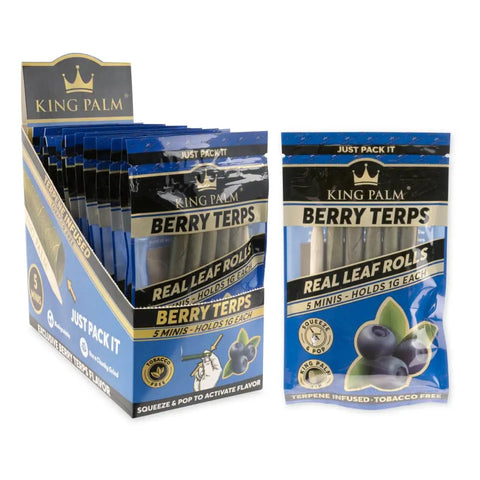 King Palm Berry Terps Wraps 1g 5pack