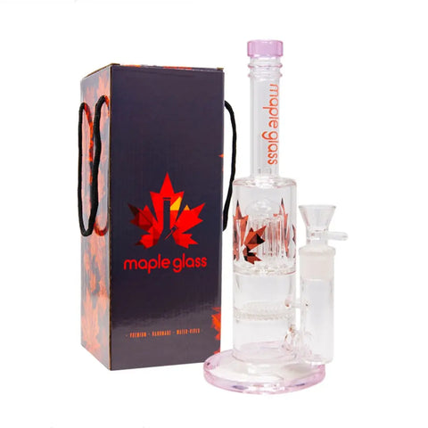 Maple Glass Pink Harmony Glass Bong