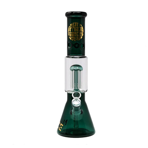Maze Glass Teal Lost in The Wild Series Glass Bong