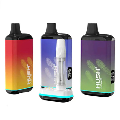 Nova Hush 2 Advc 510 Thread Battery Vape Thermal Edition Red to Yellow