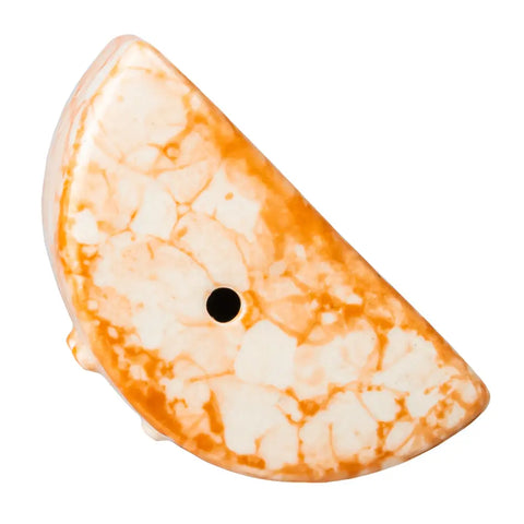 Orange Moonstone Ceramic Pipe - bongstar