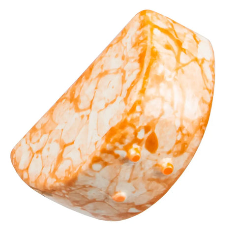 Orange Moonstone Ceramic Pipe - bongstar