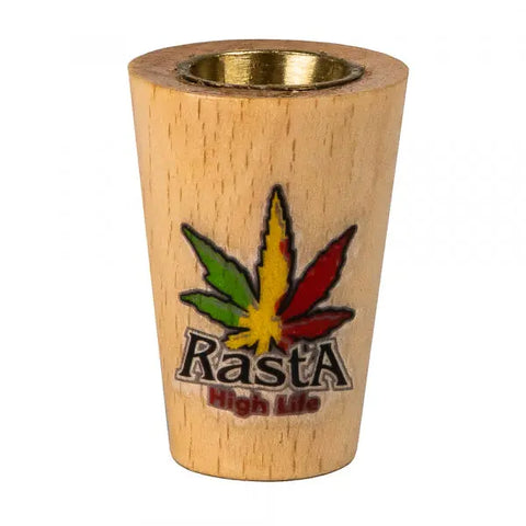 Rasta Wooden Gravity Bong Bowl - bongstar1