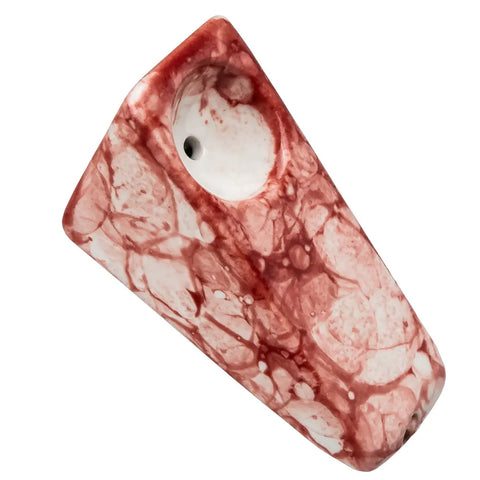 Red Triangle Ceramic Pipe- bongstar
