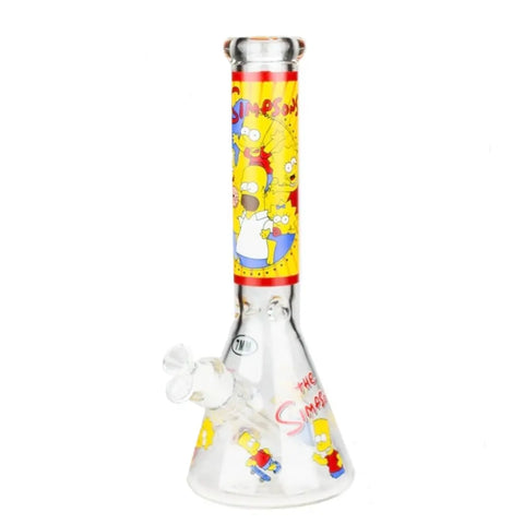 Simpsons Glass Beaker Bong