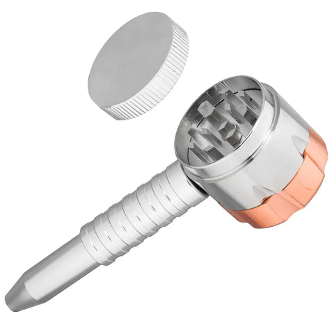 Six Shooter Metal Grinder Pipe 2in1 - bongstar