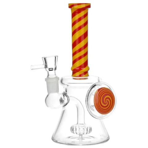 Spiral Chakra Glass Percolator Bong1 - bongstar