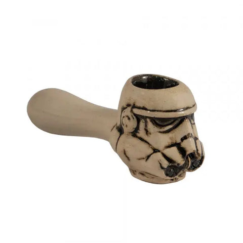 Stormtrooper Ceramic Hand Pipe - bongstar