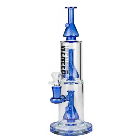 WENEED® Dual Chamber Glass Bong