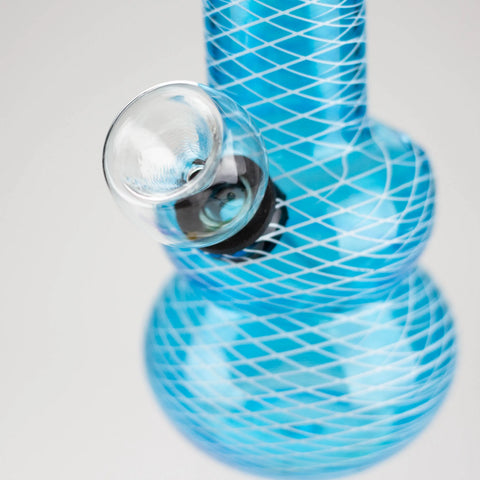 Mini Beaker Glass Water Bong Grid4 - bongstar