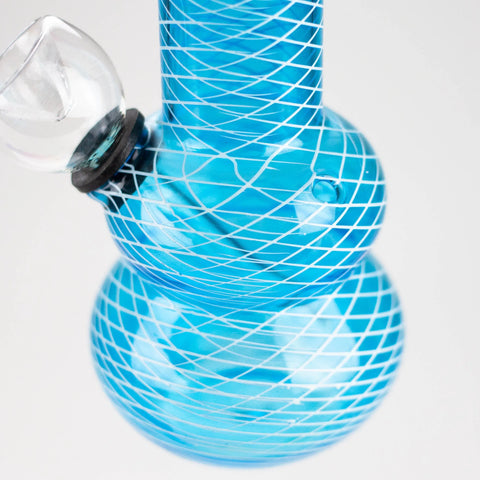 Mini Beaker Glass Water Bong Grid3 - bongstar