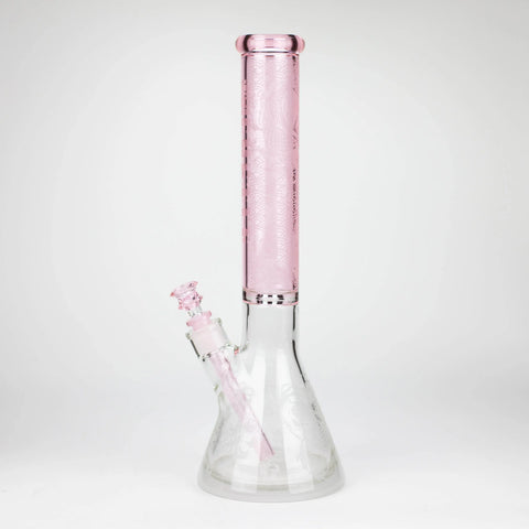 Castle Glassworks | 16" Koi Fish Etched Beaker_3