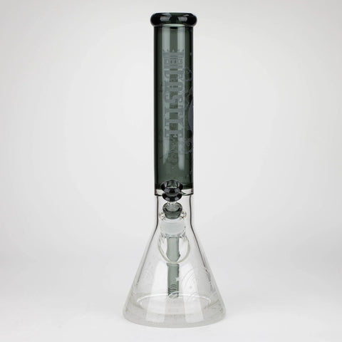 Castle Glassworks | 16" Wolf Etched Beaker_3