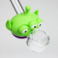4" Alien Glass hand pipe-Assorted [H361]_1
