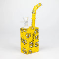 Fortune | 8" Hydrographic Silicone Square Pipe-Assorted [SP1001P]_1