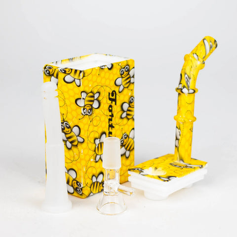 Fortune | 8" Hydrographic Silicone Square Pipe-Assorted [SP1001P]_6