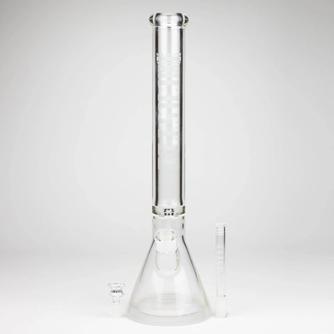 Castle Glassworks | 18" Etched Logo Beaker Bong [CE-101]_9