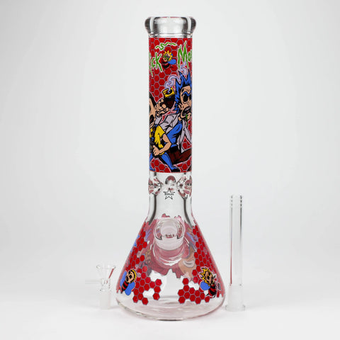 14" RM Cartoon 9mm glass water bong [GBT2118]_11