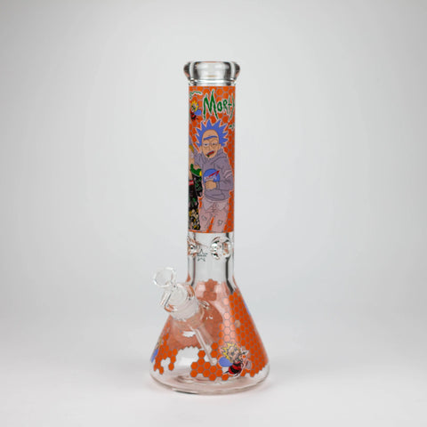 14" RM Cartoon 9mm glass water bong [GBT2118]_2