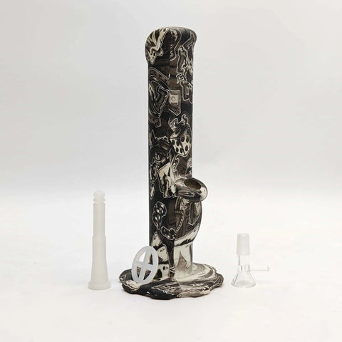 Fortune | 10" Hydrographic Silicone Waterpipe-Assorted [SP1010P]_5