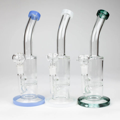 11" honeycomb glass water pipe_0