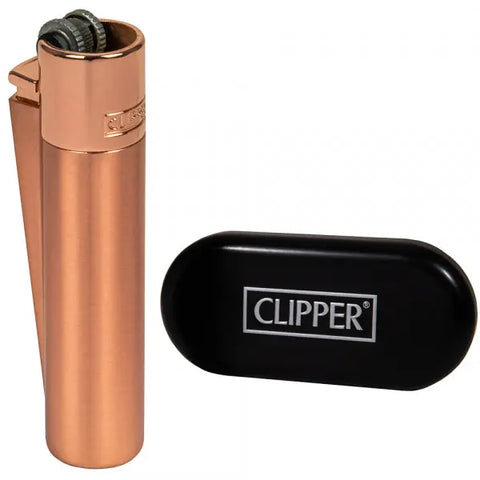 Clipper Metal Matt Rose Gold Lighter