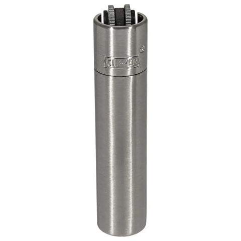 Clipper Metal Brushed Silver Lighter