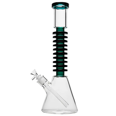 16" 7mm Marley Twisted Spiral Beaker Bong
