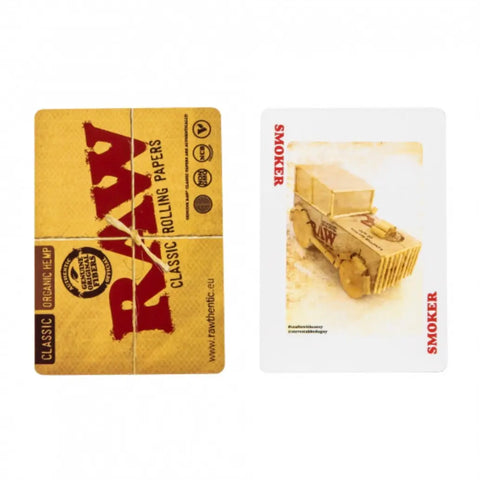 Raw Brown Playing Cards