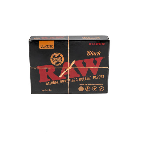 Raw Black Playing Cards