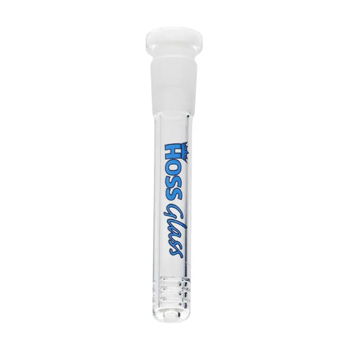 Hoss Glass Diffuser Downstem with Cuts 4"