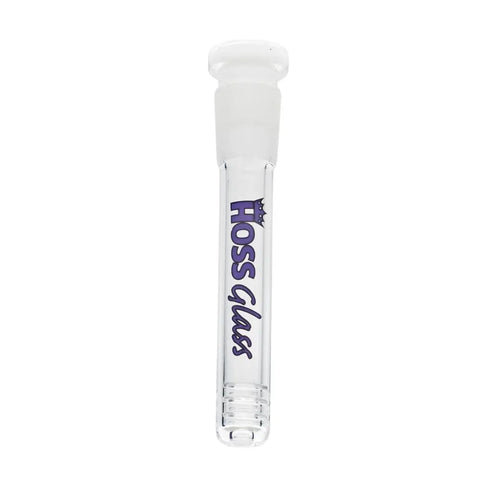 Hoss Glass Diffuser Downstem with Cuts 4"
