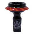 Alien Orbiter Crown Glass Bowl Red