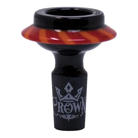 Alien Orbiter Crown Glass Bowl Red
